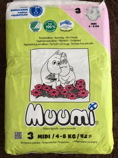 Лот: 9511312. Фото: 1. Подгузники из Финляндии MUUMI... Детская гигиена
