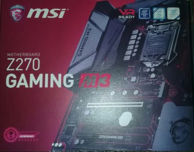 Лот: 17663009. Фото: 1. Топовая MSI Z270 Gaming M3. Оверклокерская... Материнские платы