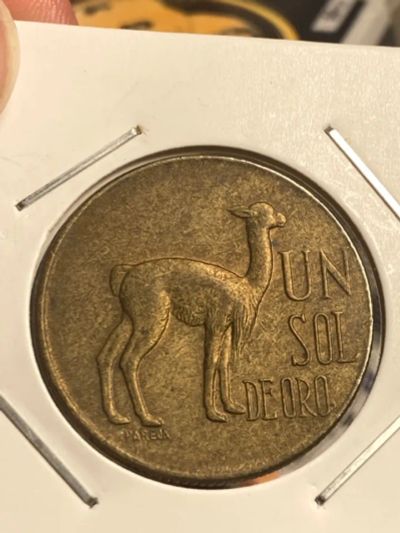 Лот: 19484848. Фото: 1. Перу 1 соль, 1972. Америка