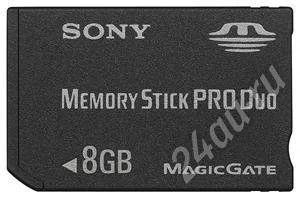 Лот: 441330. Фото: 1. Memory Stick Pro Duo 8 Gb, оригинал... Карты памяти