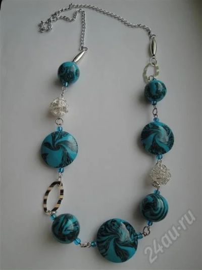 Лот: 574511. Фото: 1. Изделия из полимерной глины,колье... Колье