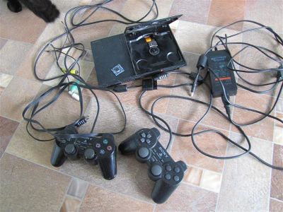 Лот: 1314205. Фото: 1. sony playstation 2 (ps2) slim... Игровые приставки, консоли
