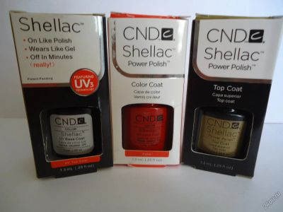 Лот: 5559888. Фото: 1. Гель - лак CND Shellac + BASE... Лак для ногтей