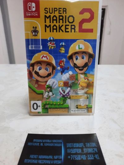 Лот: 18366356. Фото: 1. Super Mario Maker 2. Оригинальный... Игры для консолей