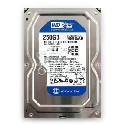 Лот: 10976589. Фото: 1. Western Digital WD Blue 250 GB... Жёсткие диски