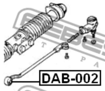 Лот: 18607436. Фото: 1. Сайлентблок рулевой тяги DAB-002... Ходовая, подвеска, рулевое управление