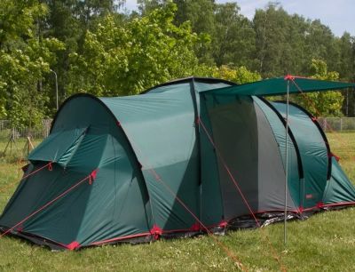 Лот: 15987640. Фото: 1. Палатка Ruswell 4 BTrace (Зеленый... Палатки, тенты