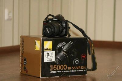 Лот: 2261053. Фото: 1. nikon d5000 18-55 kit VR. Цифровые зеркальные