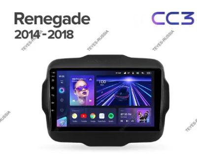 Лот: 20758970. Фото: 1. Магнитола Teyes CC3 Jeep Renegade... Автомагнитолы