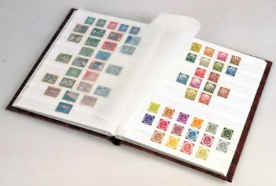 Лот: 15846488. Фото: 1. Альбом для марок (кляссер). Марки