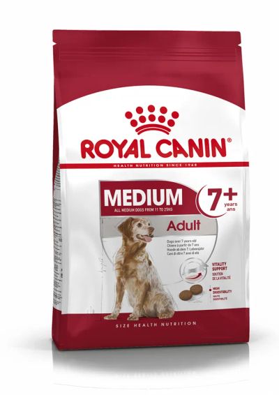 Лот: 16532428. Фото: 1. Royal Canin Medium Adult 7+ (Роял... Корма