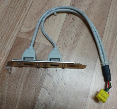 Лот: 12808831. Фото: 1. Планка в корпус USB. Платы расширения, контроллеры, доп. порты