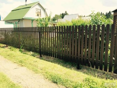 Лот: 13380743. Фото: 1. Евроштакетник с покрытием RAL... Ворота, заборы, шлагбаумы