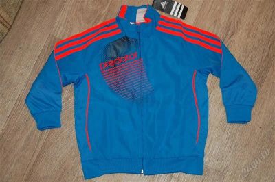 Лот: 2651000. Фото: 1. олимпийка д\м adidas новая 104-110. Костюмы, пиджаки, комбинезоны