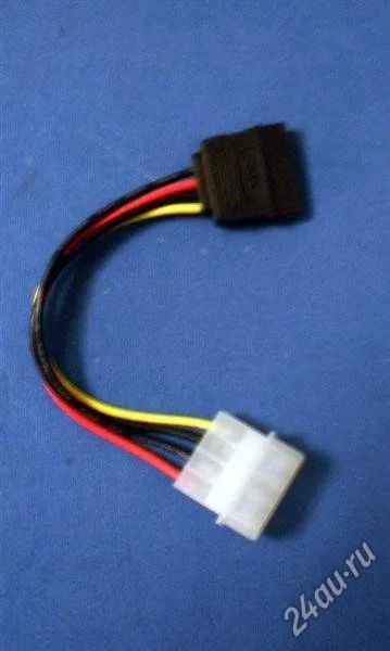 Лот: 1397390. Фото: 1. Переходник для питания HDD molex-... Шлейфы, кабели, переходники