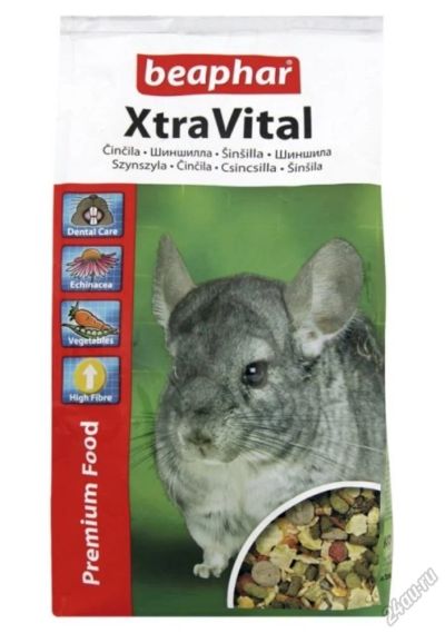 Лот: 5685074. Фото: 1. Корм Beaphar Xtra Vital Chinchilla... Корма