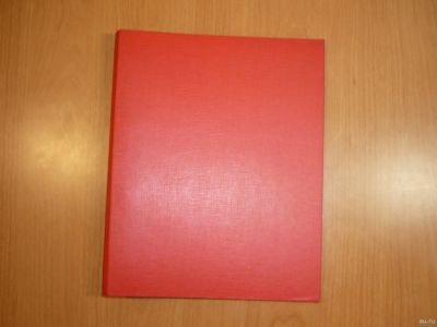 Лот: 13024427. Фото: 1. папка 4 кольца красная жесткая. Папки, портфели