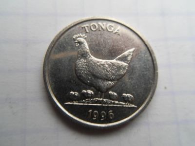 Лот: 8615608. Фото: 1. Тонга 5 сенити 1996. Австралия и Океания