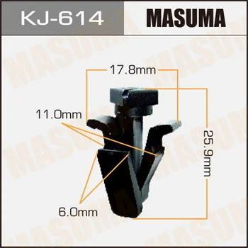Лот: 11472821. Фото: 1. Клипса крепежная Masuma KJ-614. Кузов