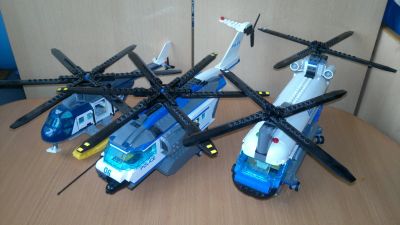 Лот: 10247722. Фото: 1. Лего Lego City, вертолеты. Конструкторы