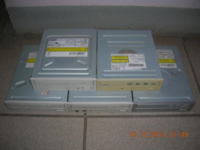 Лот: 4877083. Фото: 1. 5 неисправных DVD+-RW. Приводы CD, DVD, BR, FDD