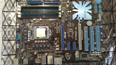 Лот: 12563948. Фото: 1. Плата Asus LGA1156 P7P55D. Материнские платы