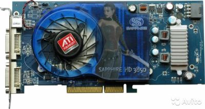 Лот: 7428321. Фото: 1. Sapphire Radeon HD 3850 670Mhz... Видеокарты