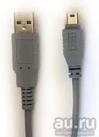 Лот: 9383747. Фото: 1. Кабель USB 2.0 A mini B Hit. Шлейфы, кабели, переходники