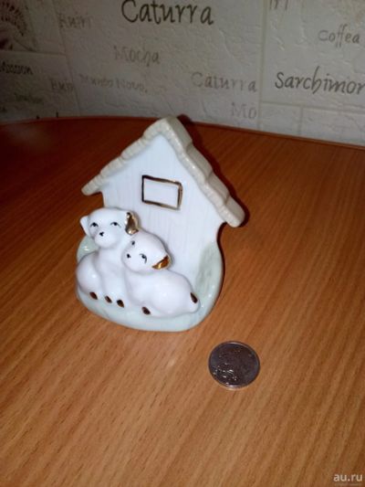 Лот: 13065320. Фото: 1. Сувенир собачки под телефон. новые... Фигурки, статуэтки
