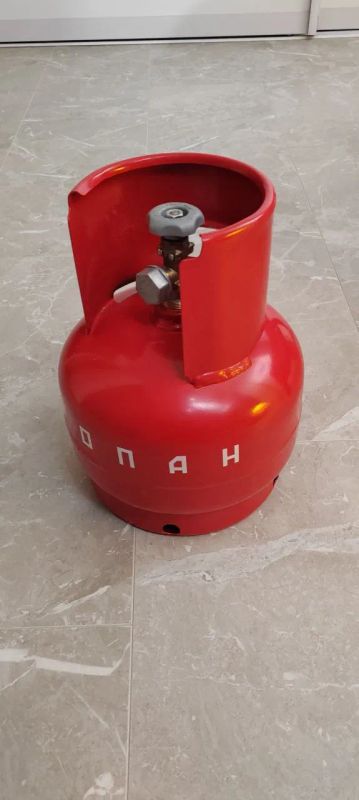Лот: 25639181. Фото: 1. Газовый баллон 5 л. Баллоны, газ в баллонах