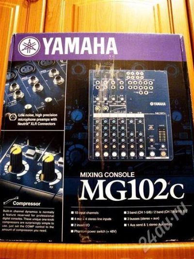 Лот: 637401. Фото: 1. Микшер YAMAHA MG102c. Микшеры, предусилители, микрофонные эффекты