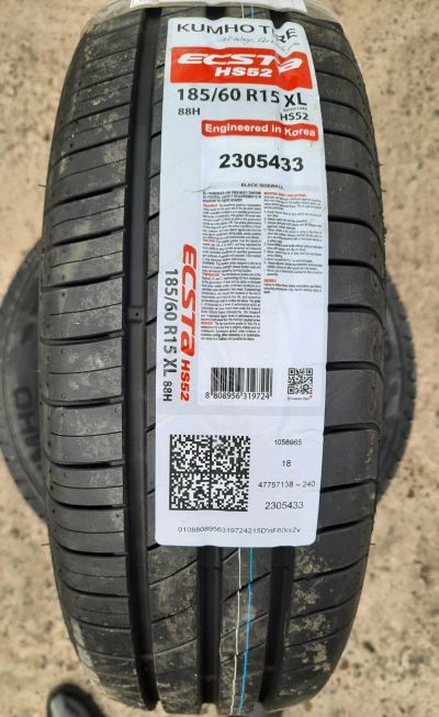 Лот: 21785361. Фото: 1. Летние шины Kumho Ecsta HS52 185... Шины