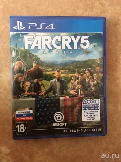 Лот: 13680370. Фото: 1. Far cry 5 PS4. Игры для консолей