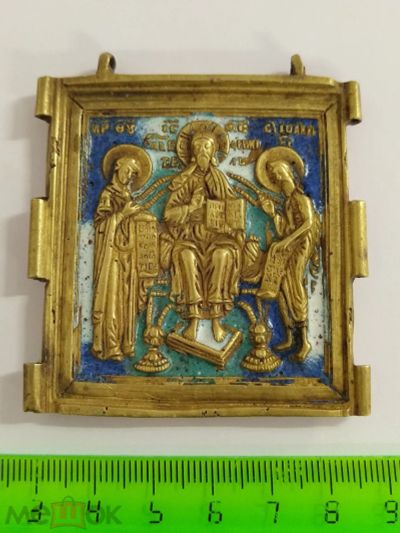 Лот: 16136420. Фото: 1. Центр складня Деисус. Выговский... Другое (антиквариат)