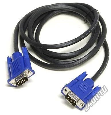 Лот: 4824869. Фото: 1. Кабель VGA-VGA 1,5 метра (для... Шлейфы, кабели, переходники
