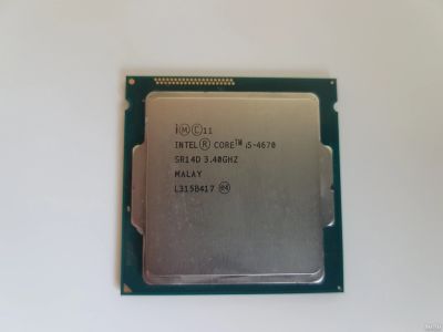 Лот: 13864300. Фото: 1. Процессор Intel Core i5-4670... Процессоры