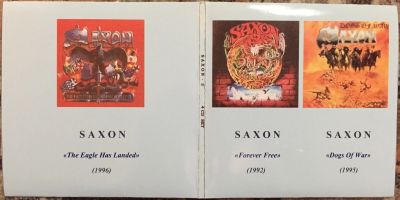 Лот: 19587903. Фото: 1. 4CD "Saxon"-3 (Heavy Metal). Аудиозаписи