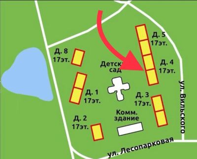 Лот: 11966257. Фото: 1. 2к квартира 44м2 ЖК Серебряный. Квартиры, студии