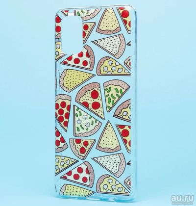 Лот: 18082222. Фото: 1. Чехол-накладка Pizza для Samsung... Чехлы, бамперы