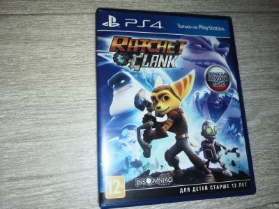 Лот: 15193552. Фото: 1. Диск ps4 Ratchet&Clank. Органайзеры для дисков, боксы