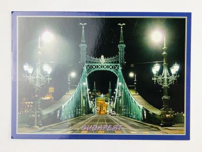 Лот: 23296303. Фото: 1. Венгрия. Будапешт. Мост Императора... Открытки, конверты
