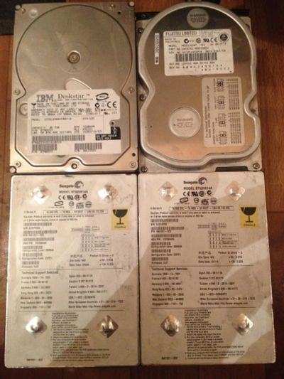Лот: 6513014. Фото: 1. Жесткий диск 16 штук с рубля. Жёсткие диски (HDD)