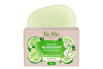 Лот: 23633691. Фото: 1. Натуральное мыло BioMio Bio-soap... Антисептики, защитные средства, медицинские маски