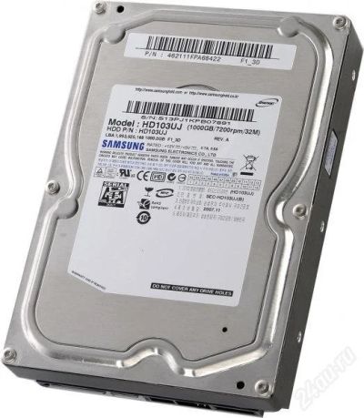 Лот: 1585895. Фото: 1. 1Tb 7200 Samsung HD103UJ x 3шт... Жёсткие диски (HDD)