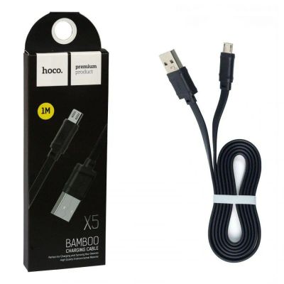 Лот: 14567980. Фото: 1. Кабель Hoco X5 Type-C - USB черный... Зарядные устройства, блоки питания, адаптеры сетевые для смартфонов