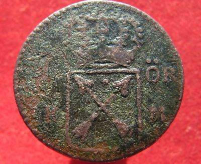 Лот: 16995978. Фото: 1. Швеция 1 эре 1720г. Фредрик I. Европа