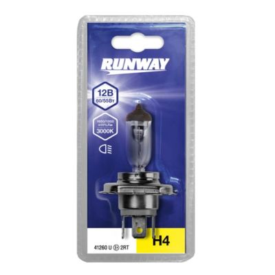 Лот: 24113623. Фото: 1. Лампа автомобильная Runway, Н4... Другое (оснащение, оборудование, аксессуары)