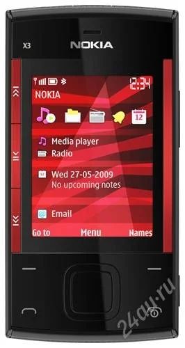 Лот: 1225582. Фото: 1. Nokia X3-00. Кнопочные мобильные телефоны