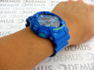Лот: 5000105. Фото: 1. Часы Casio G-shock голубой. Подарки на 23 февраля