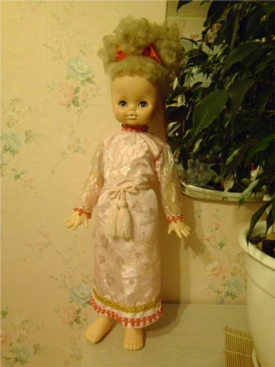 Лот: 6586247. Фото: 1. Кукла с прической 55 см. Куклы и аксессуары